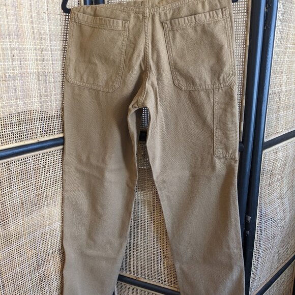 Uniqlo Utility Work Pants, burnt yellow khaki, XS, NWT - Picture 4 of 7